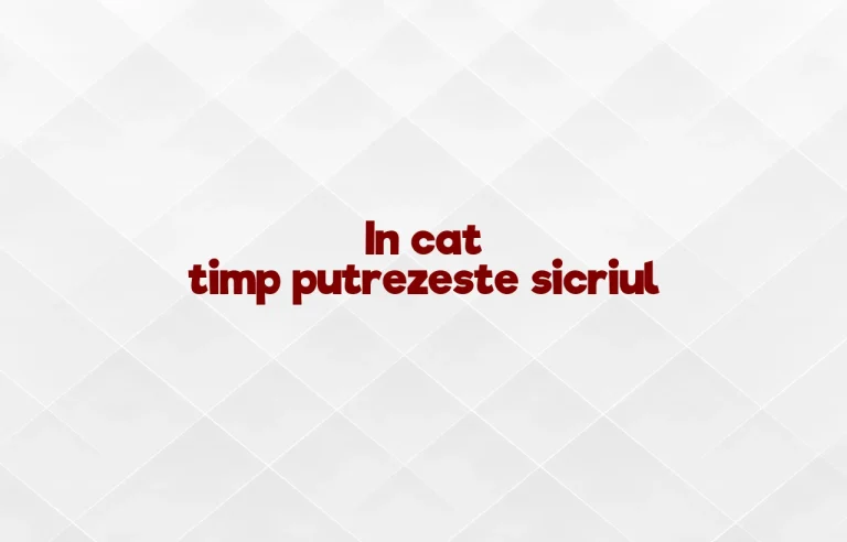 in cat timp putrezeste sicriul